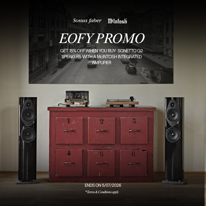 Sonus faber x McIntosh EOFY Promo