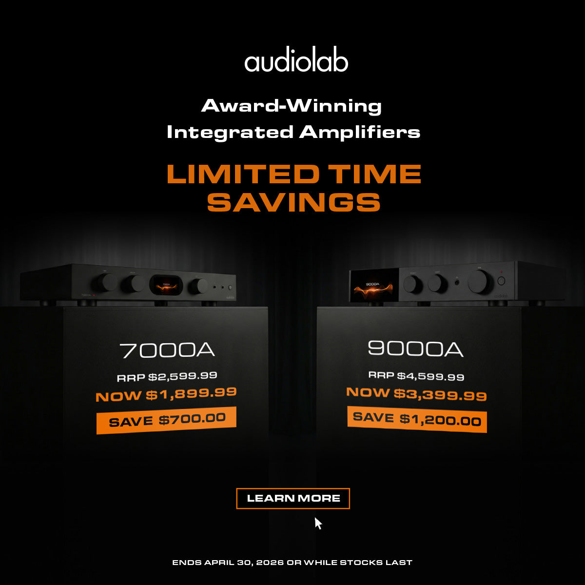 Audiolab Limited Time Savings