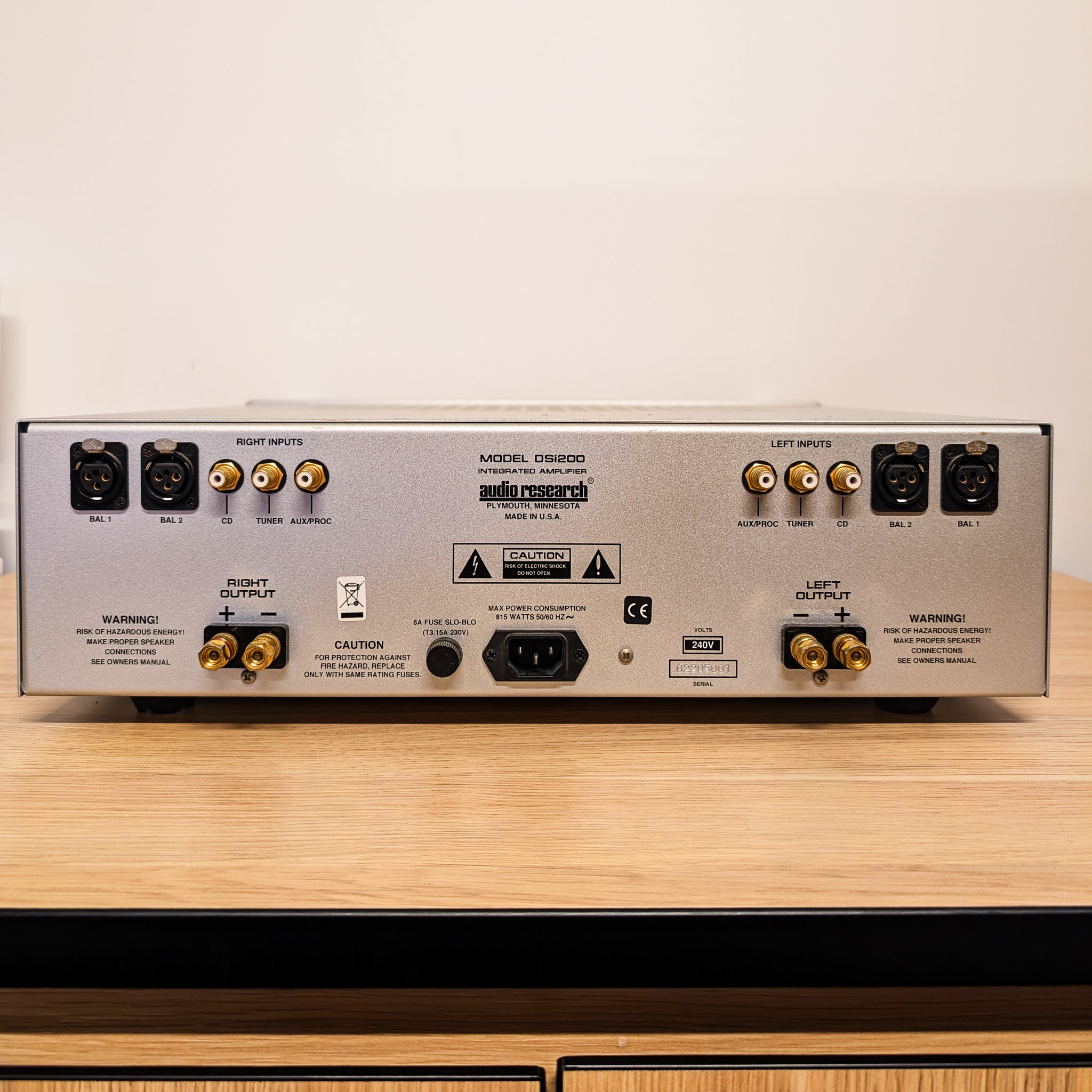 Audio Research DSi200 Integrated Amplifier Trade in
