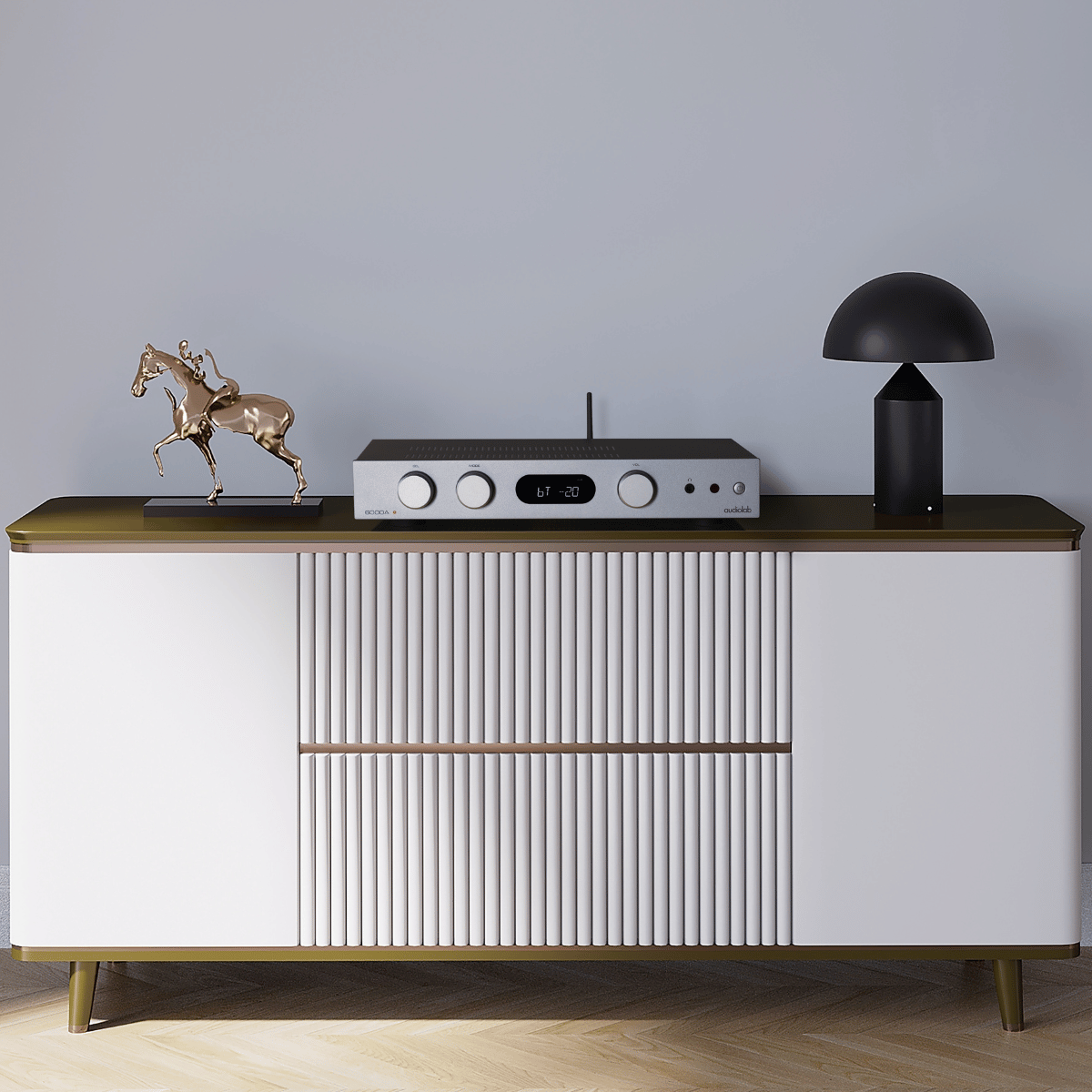Audiolab 6000a Mk II Integrated Amplifier Silver #colour_silver