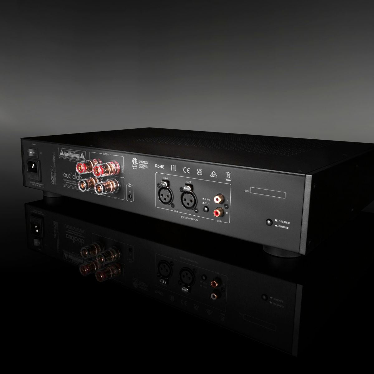Audiolab 9000P Power Amplifier Black #colour_black