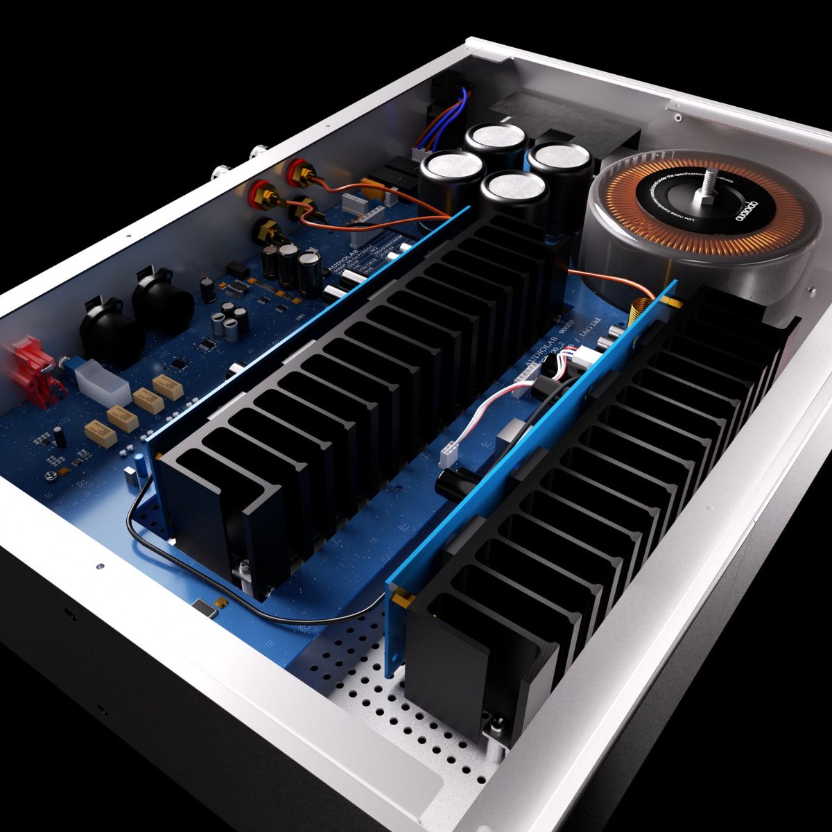Audiolab 9000P Power Amplifier Silver #colour_silver
