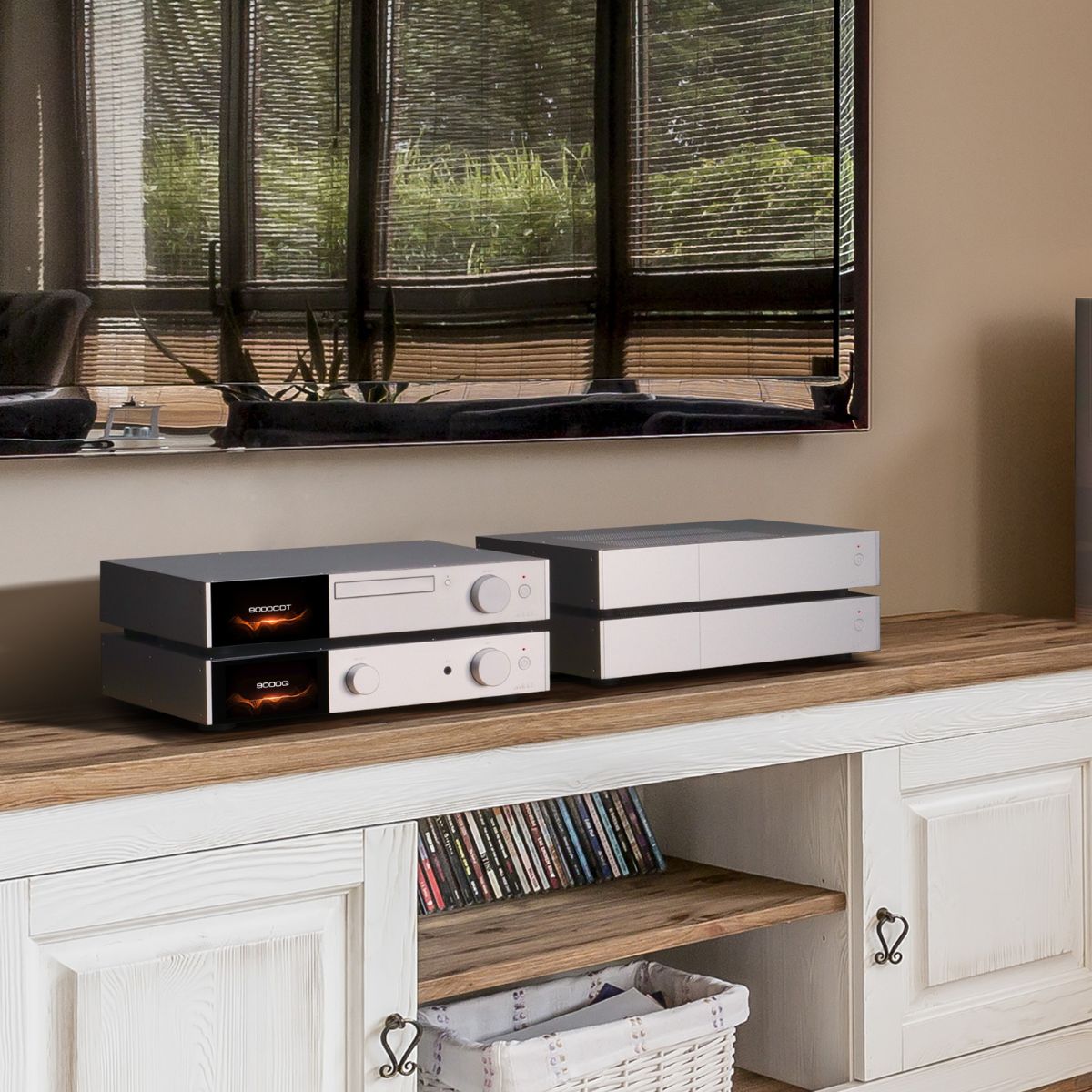 Audiolab 9000P Power Amplifier Silver #colour_silver
