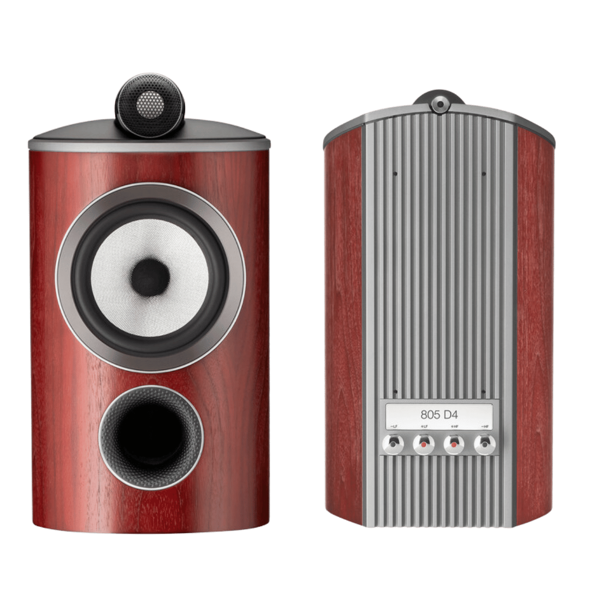 B&W 805 D4 Standmount Speakers #colour_rosenut