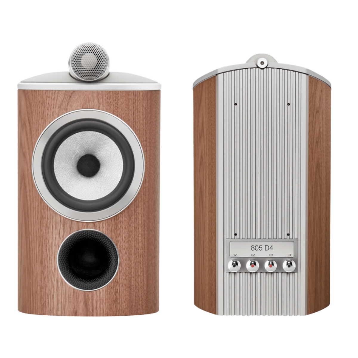 B&W 805 D4 Standmount Speakers #colour_walnut