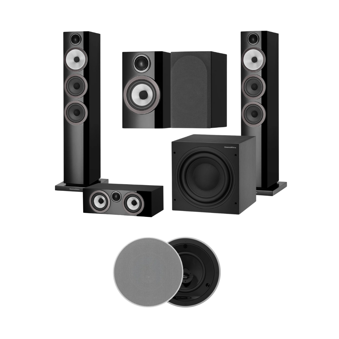 Bowers & Wilkins 704 S3 Floorstanding Speakers Theatre Pack