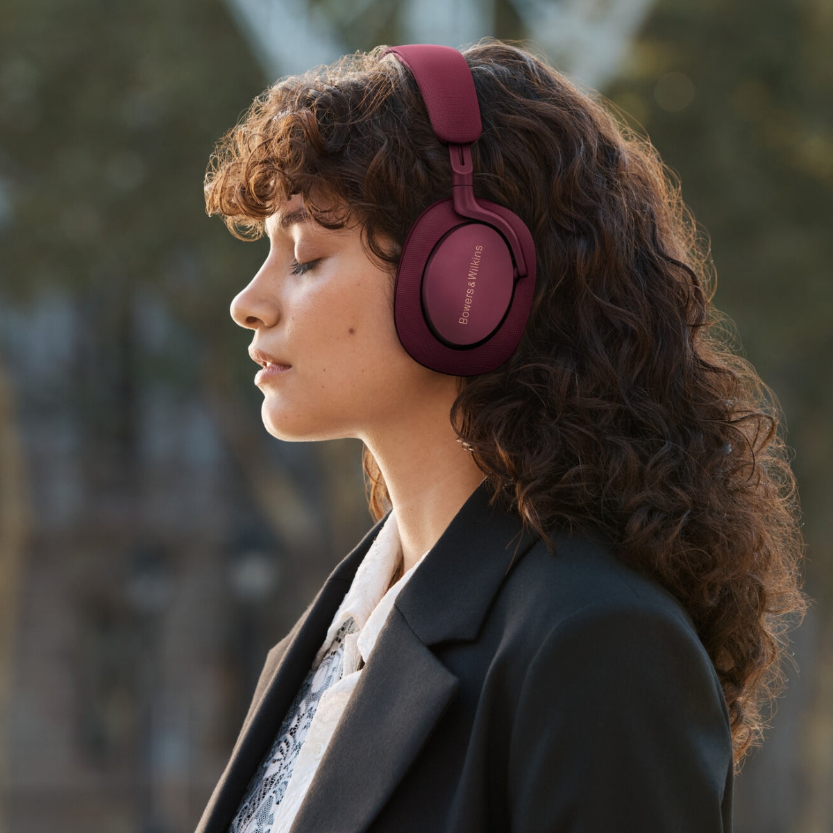 Bowers & Wilkins PX7 S2e Noise Cancelling Headphones #colour_ruby red