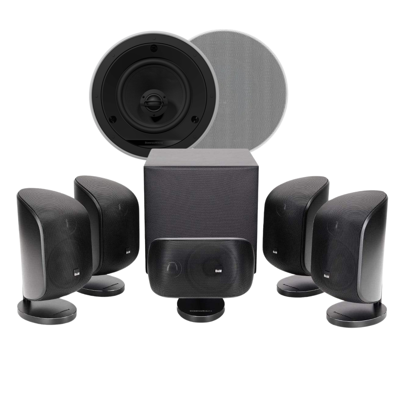 Bowers & Wilkins MT-50 5.1 Mini Home Theatre Speaker BONUS Package