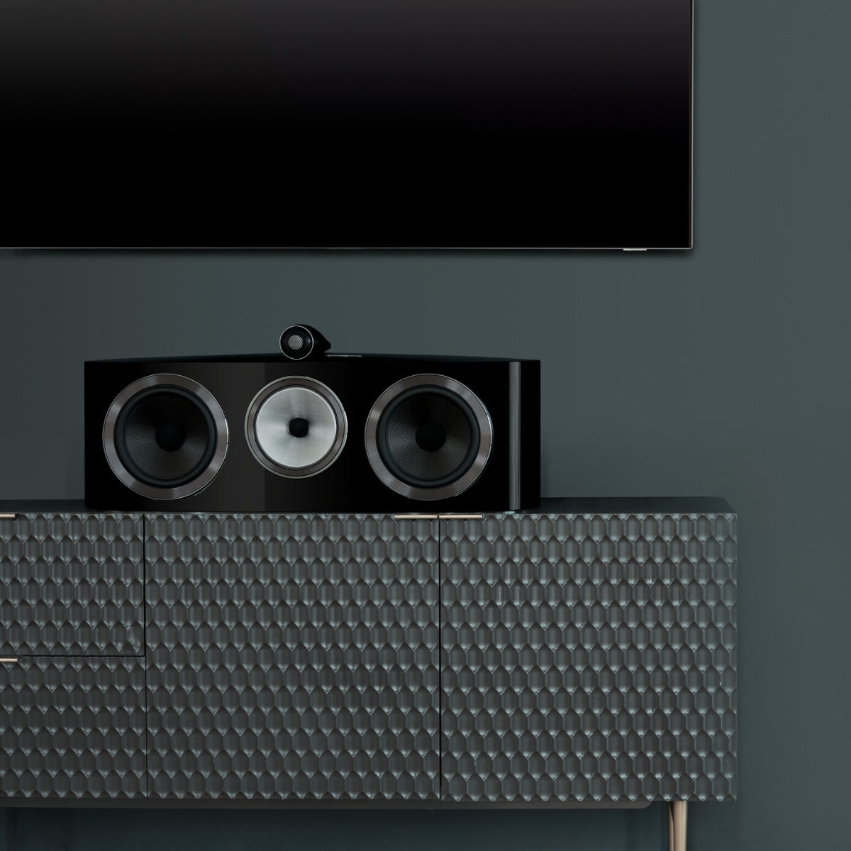 Bowers and Wilkins HTM82 D4 Centre Black #colour_gloss black