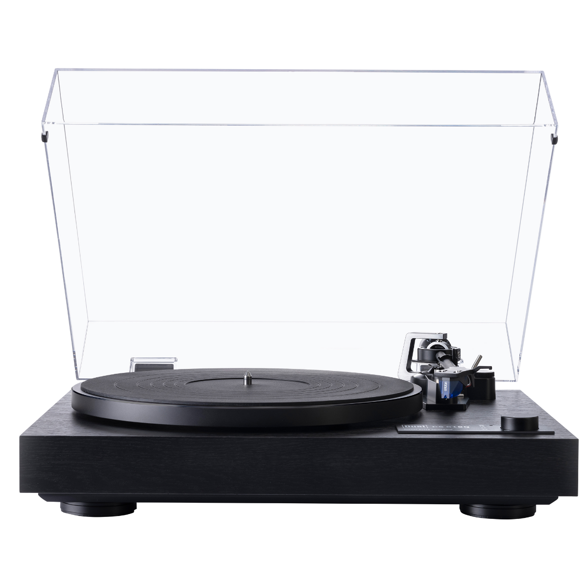Dual cs618q direct drive turntable in black #colour_black wood