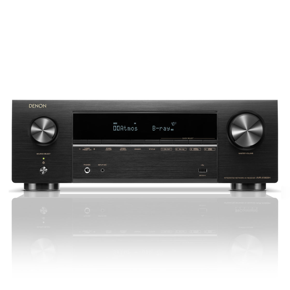 Denon AVR-X1800H 7.2 Channel 8K AV Receiver