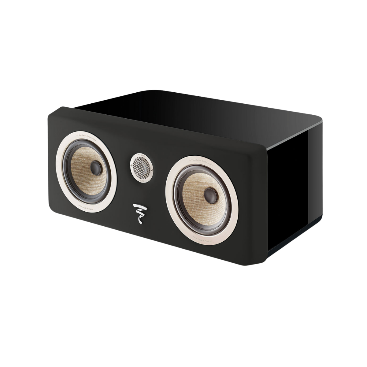 Focal Kanta Center Speaker Black Hg Black Mat #colour_Black Hg Black Mat