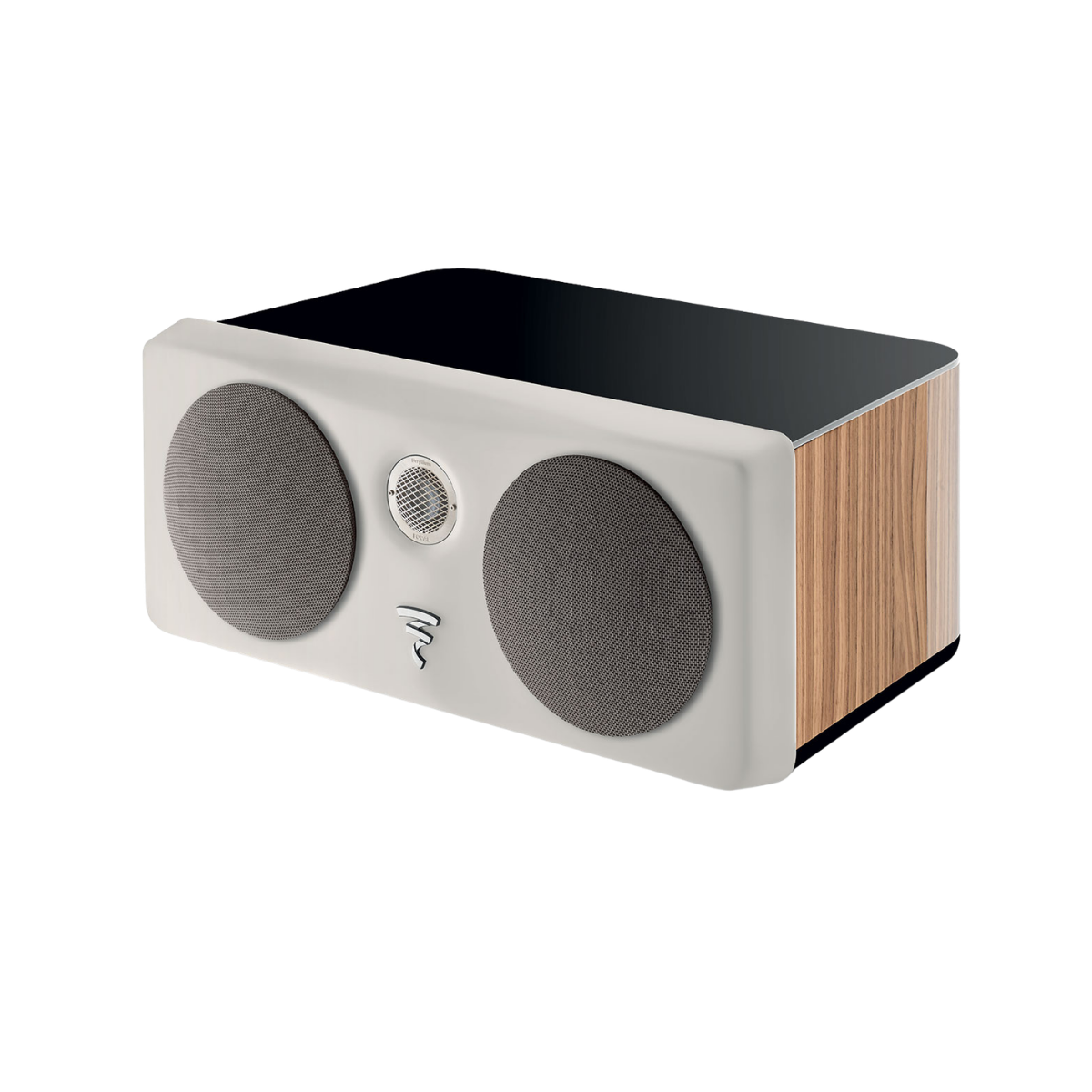 Focal Kanta Center Speaker Walnut Hg Ivory Mat #colour_Walnut Hg Ivory Mat