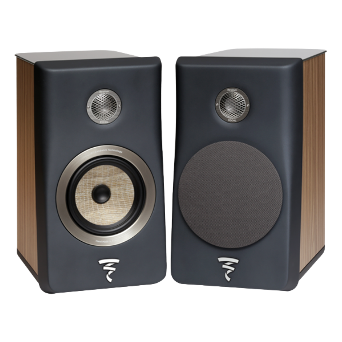 Focal Kanta N°1 2-way Bookshelf Speakers Black Mat #colour_Black_Walnut #stands_None