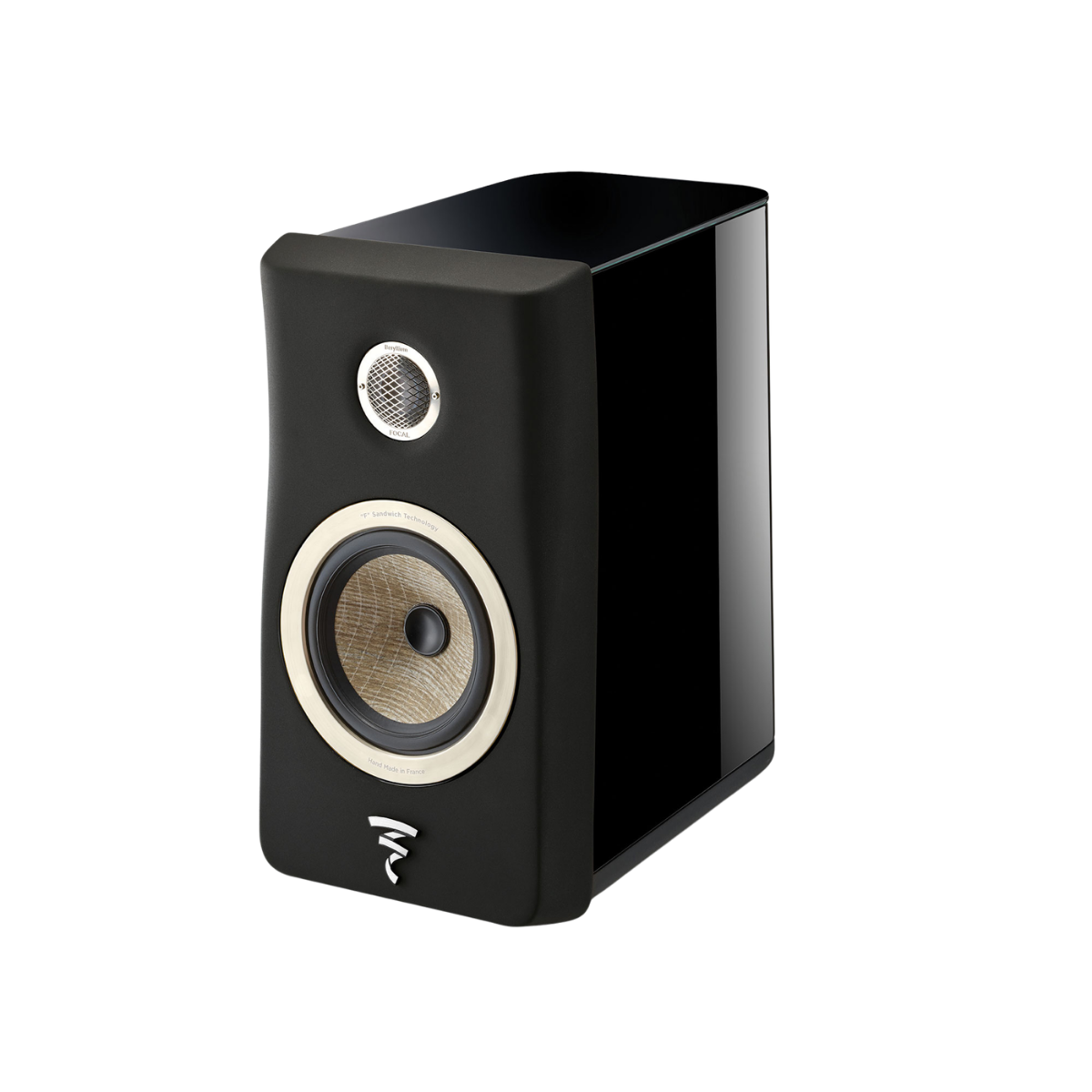 Focal Kanta N°1 2-way Bookshelf Speakers Black Hg Black Mat #colour_Black #stands_None