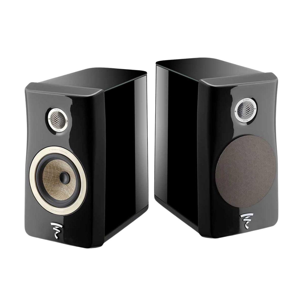 Focal Kanta N°1 2-way Bookshelf Speakers Black Hg Black Mat #colour_Black #stands_None