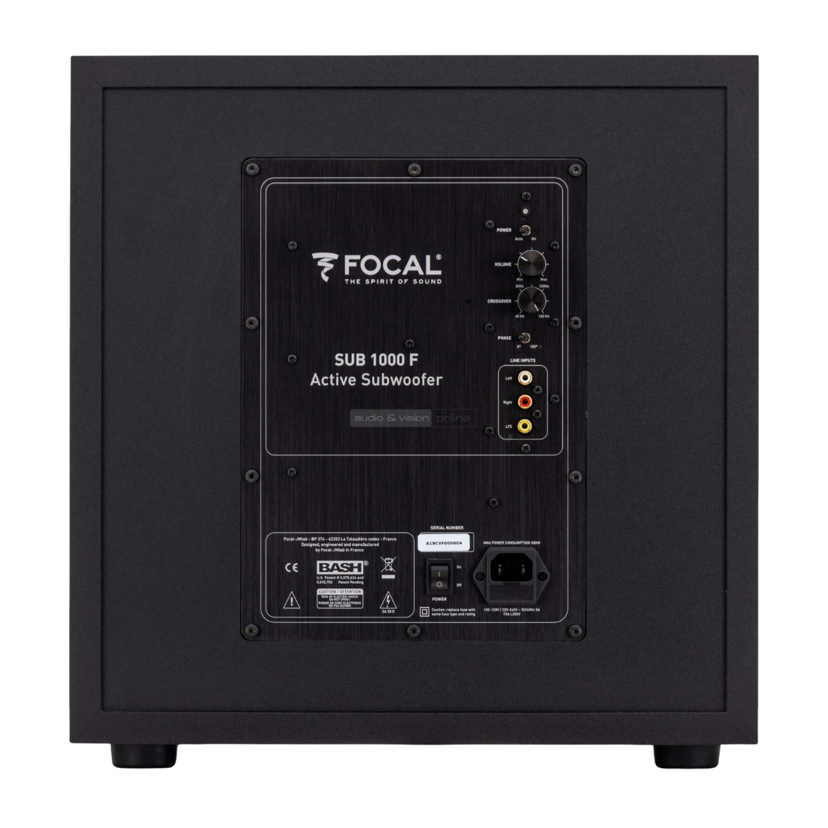 Focal SUB 1000F Amplified and Compact Subwoofer