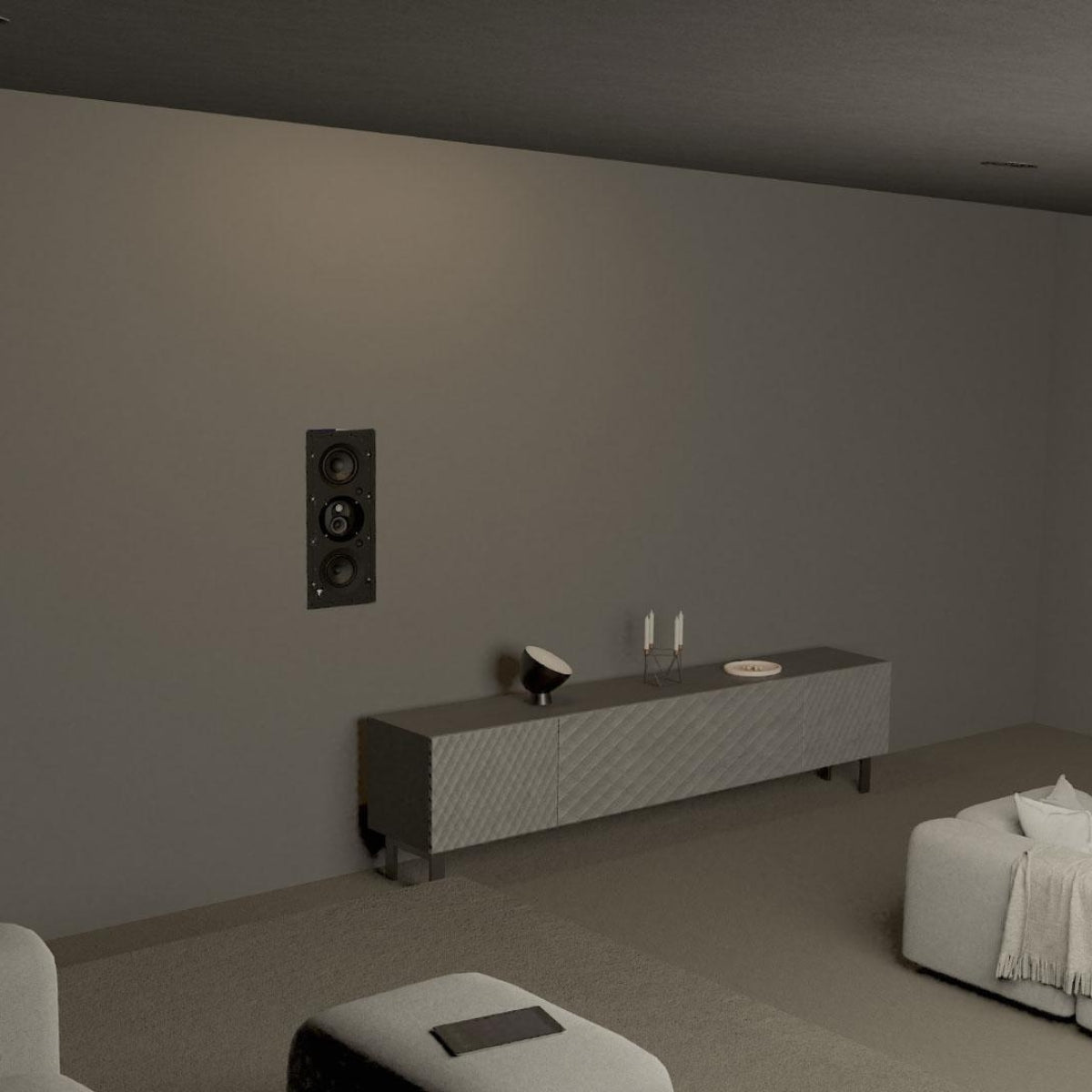 Focal Ci1000 IWLCR6 Excellent 3-Way In-Wall Speakers