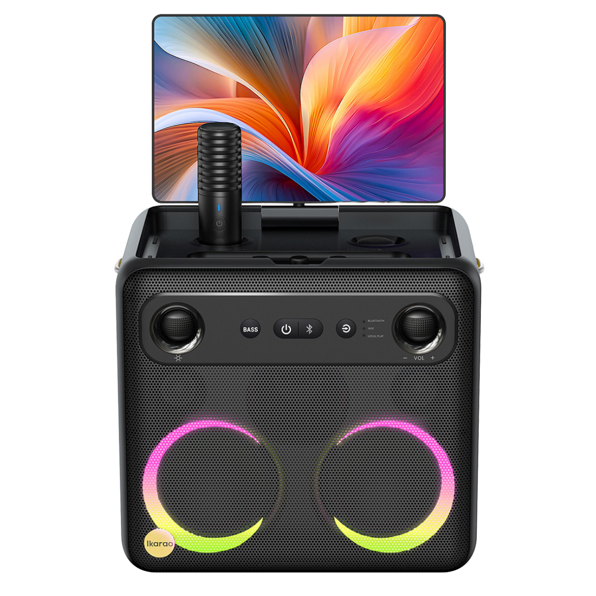 Ikarao Break X2 Portable 600W Karaoke Speakers with 10” Touch Screen Display | Ikarao | Break X2 | Ikarao Break X2 | Portable Karaoke Speakers