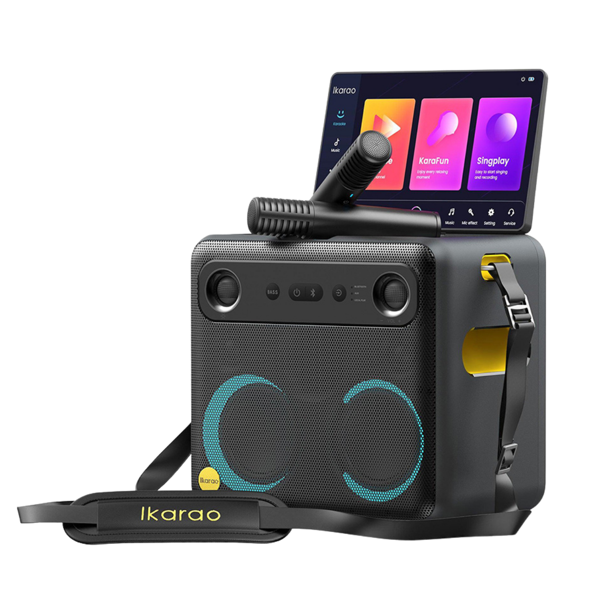 Ikarao Break X2 Portable 600W Karaoke Speakers with 10” Touch Screen Display | Ikarao | Break X2 | Ikarao Break X2 | Portable Karaoke Speakers