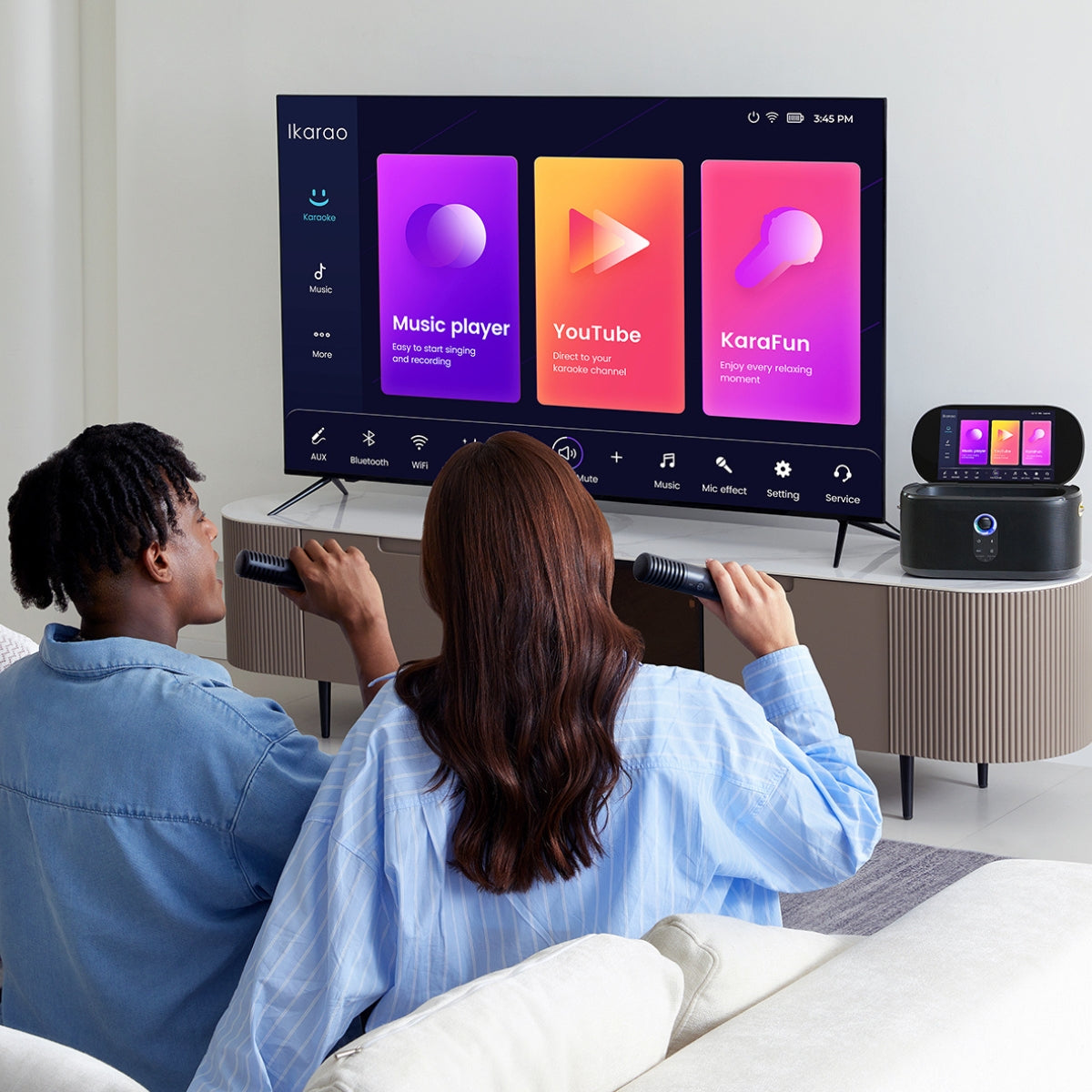 Ikarao Shell S1 Portable 300W Karaoke Machine 10” Lyrics Display | Ikarao | Shell S1 Portable | Ikarao Shell S1 Portable | Portable Karaoke Speakers