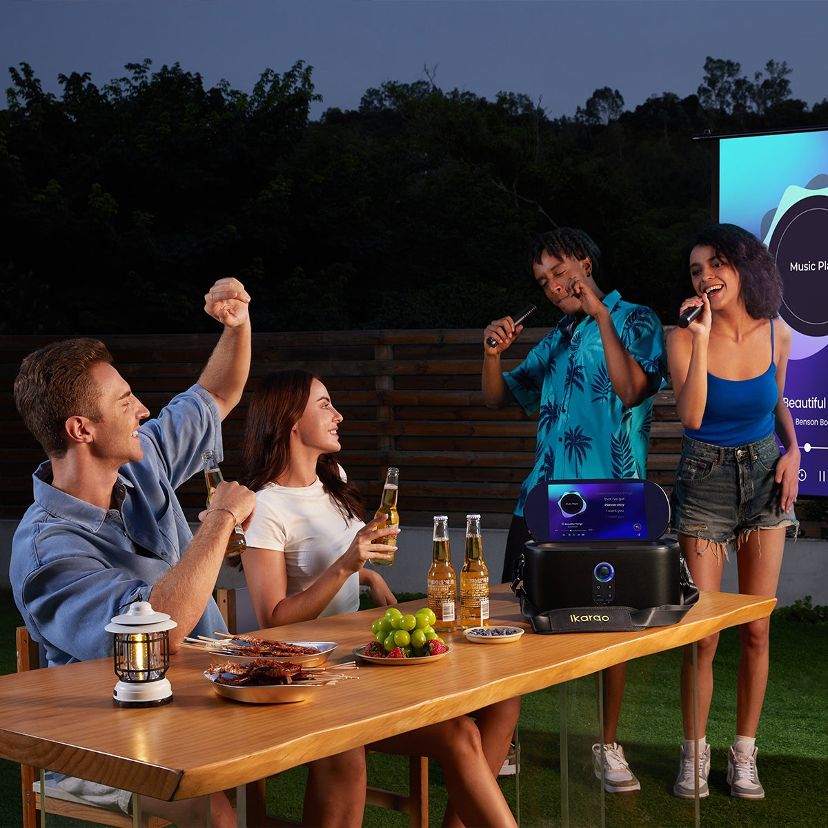 Ikarao Shell S1 Portable 300W Karaoke Machine 10” Lyrics Display | Ikarao | Shell S1 Portable | Ikarao Shell S1 Portable | Portable Karaoke Speakers