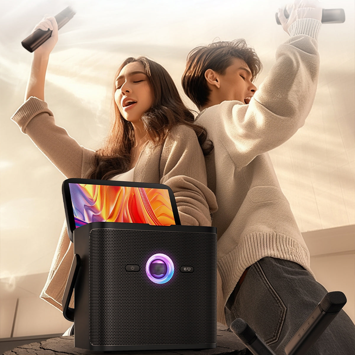 Ikarao Shell S3 Portable 80W Karaoke Speakers with 7” Lyrics Display | Ikarao | Shell S3 | Shell S3 Portable | Portable Karaoke Speakers | Karaoke Speakers