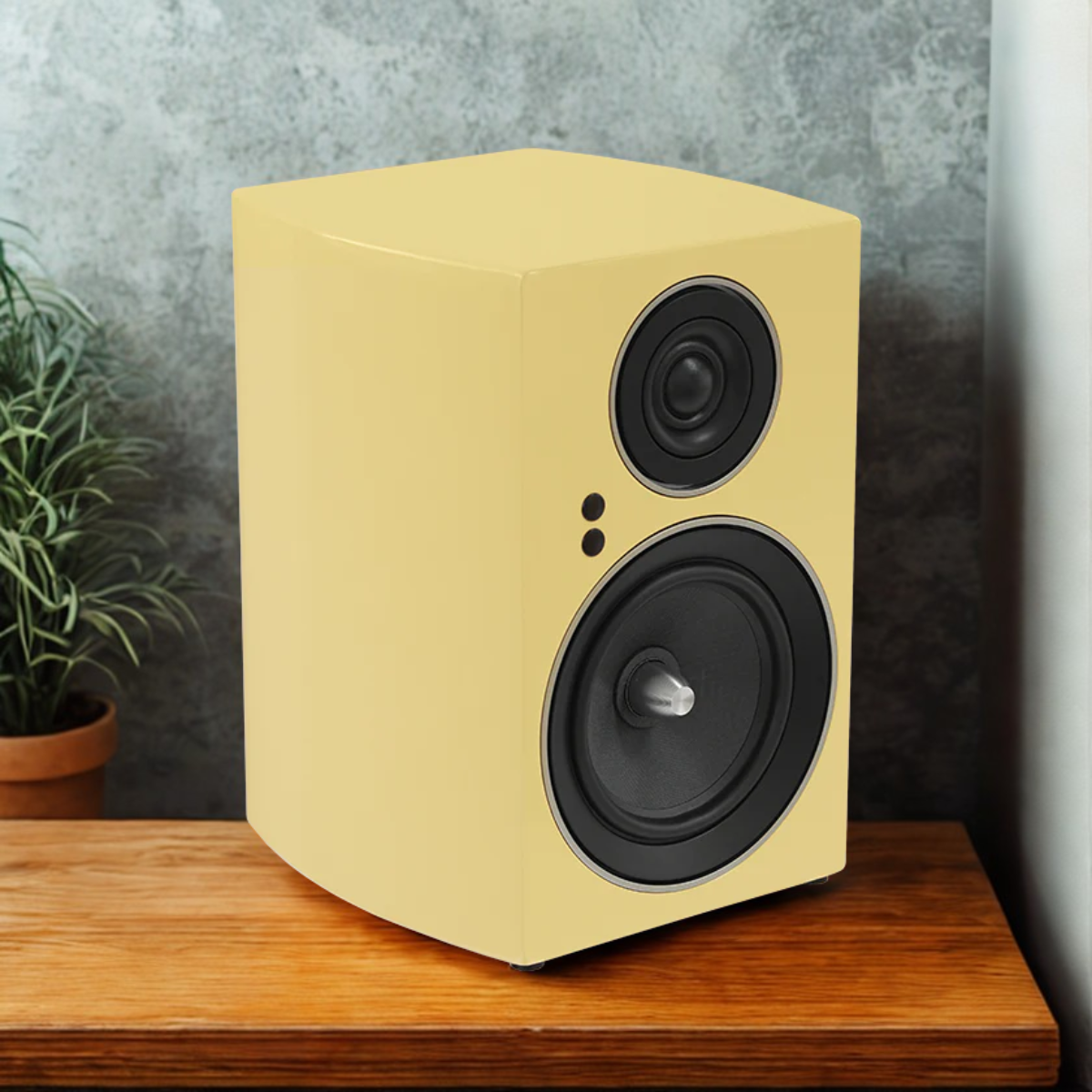 Jamo C707PA Active Bookshelf Speaker Yellow #colour_Yellow
