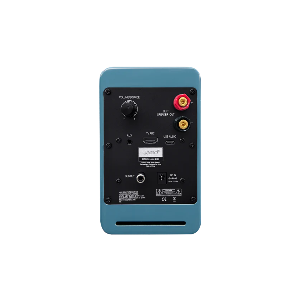 Jamo Mini MKII Active Bookshelf Speaker Eucalyptus High Gloss #colour_Eucalyptus High Gloss