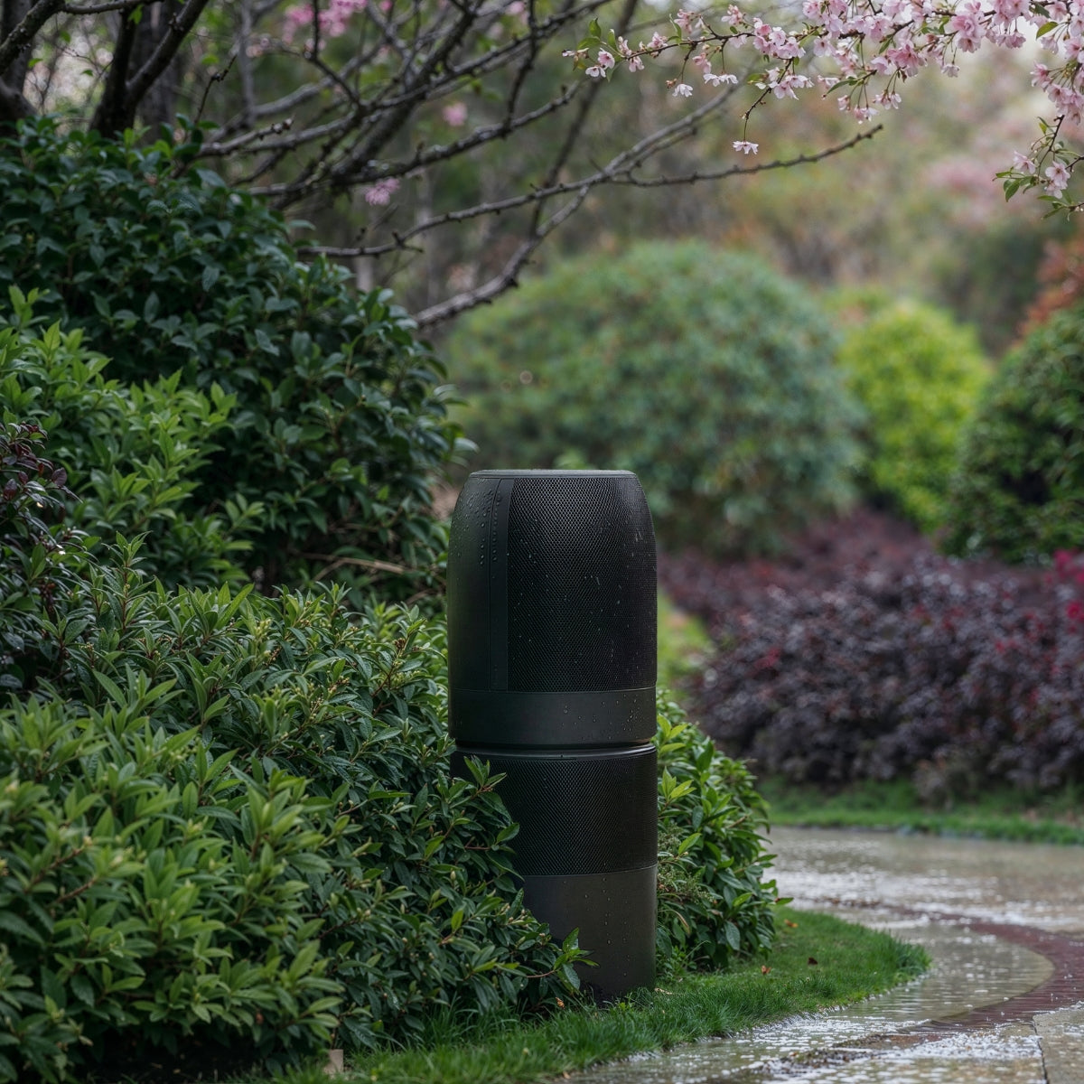 KEF BQ9 6.5” Uni-Q 3-Way Outdoor Bollard Speakers