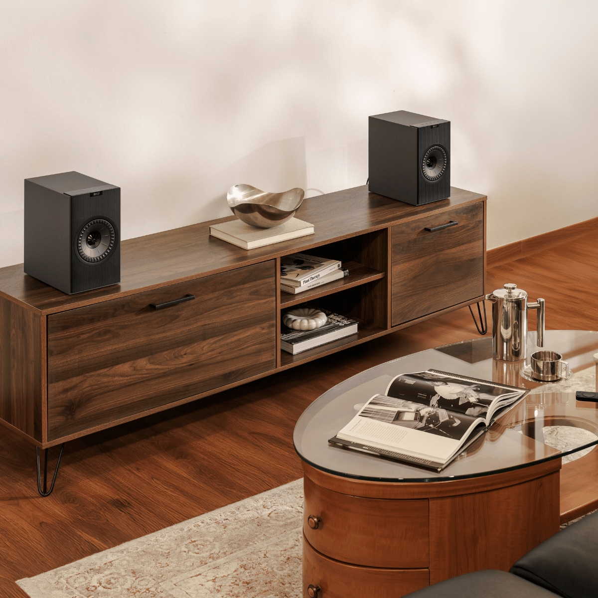 KEF Coda W Active Speakers #colour_Dark Titanium