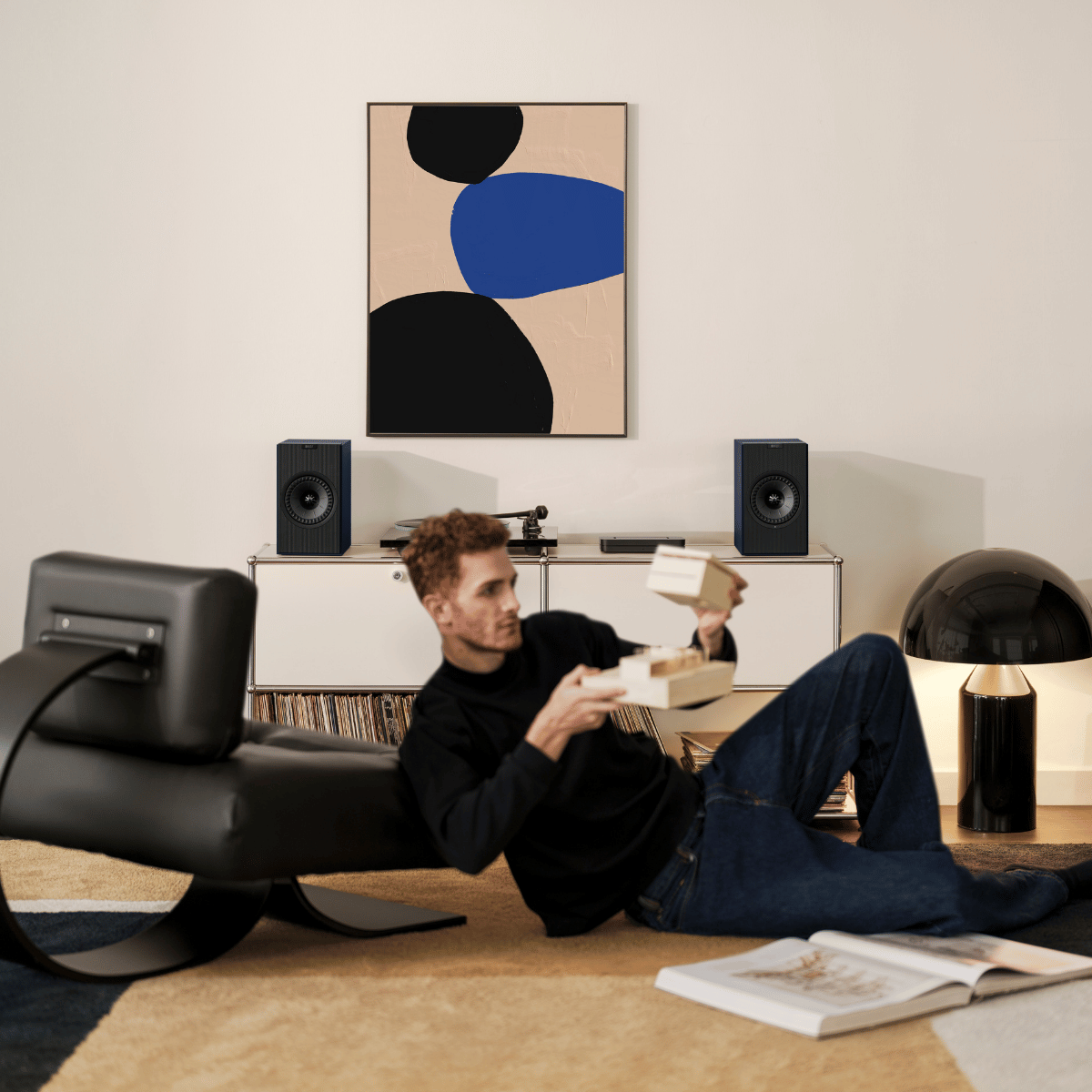 KEF Coda W Active Speakers #colour_Midnight Blue