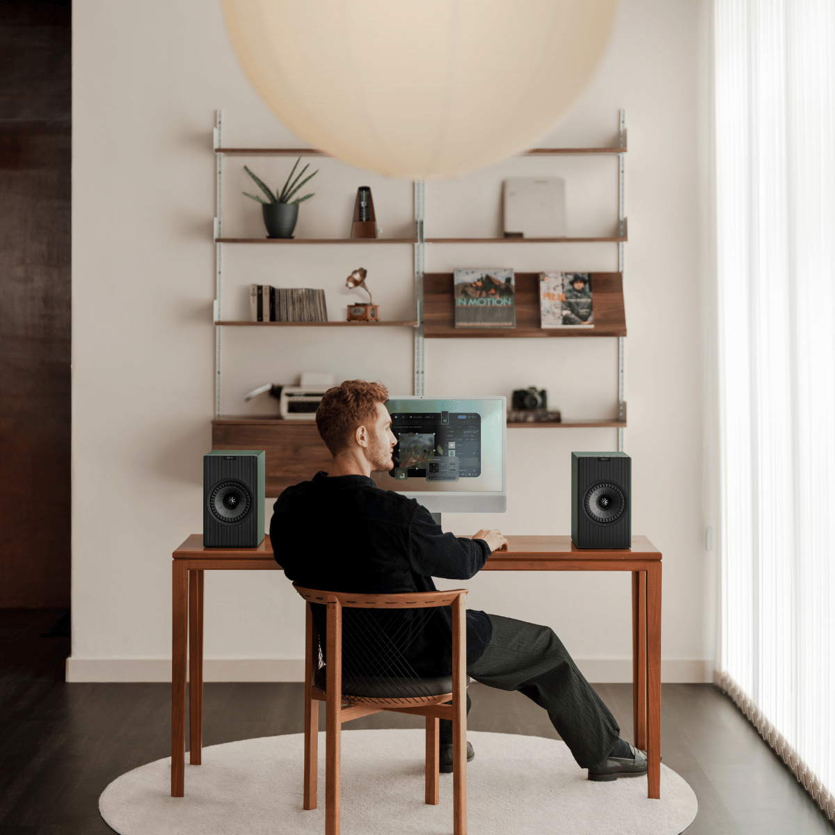 KEF Coda W Active Speakers #colour_Moss Green