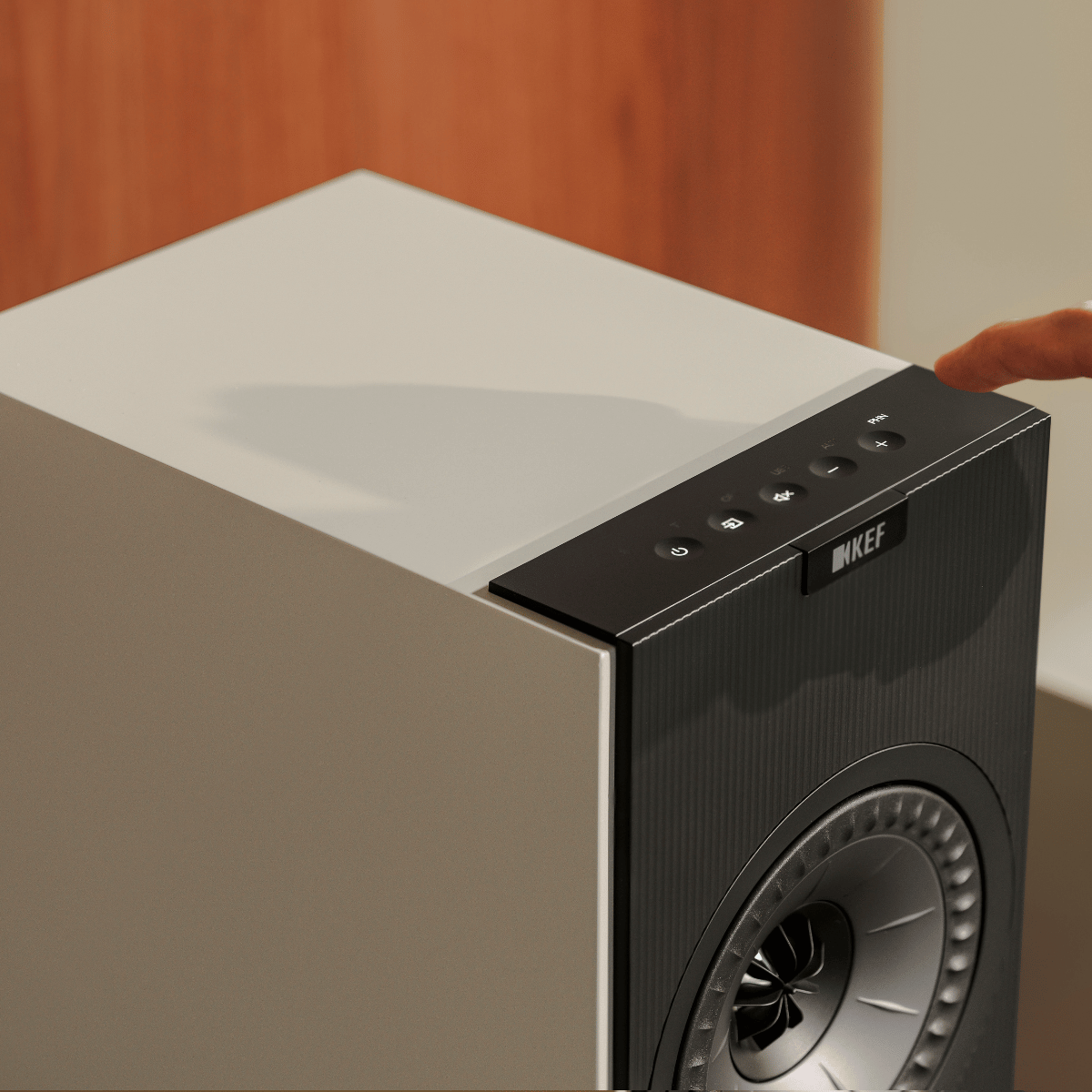KEF Coda W Active Speakers #colour_Nickel Grey