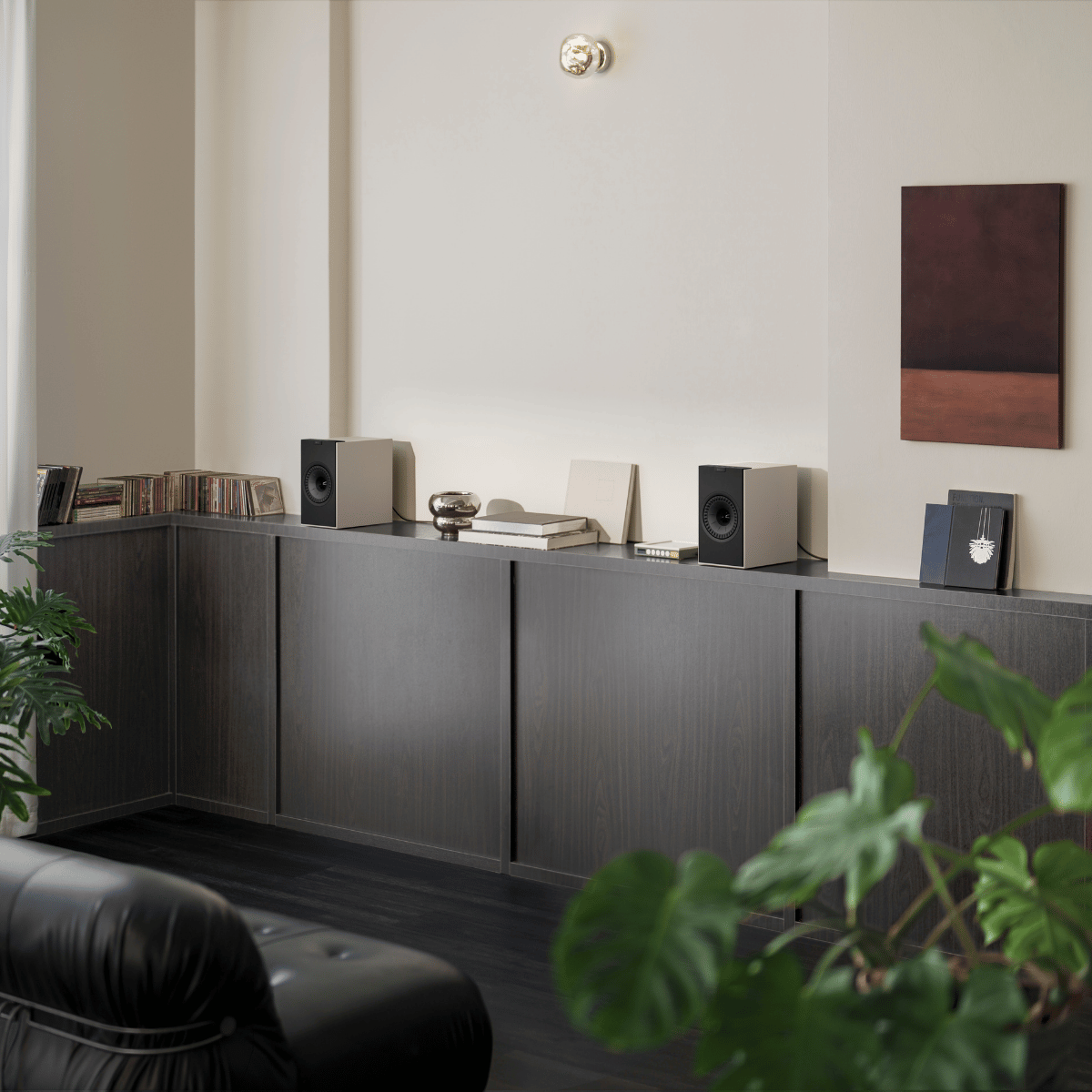 KEF Coda W Active Speakers #colour_Nickel Grey
