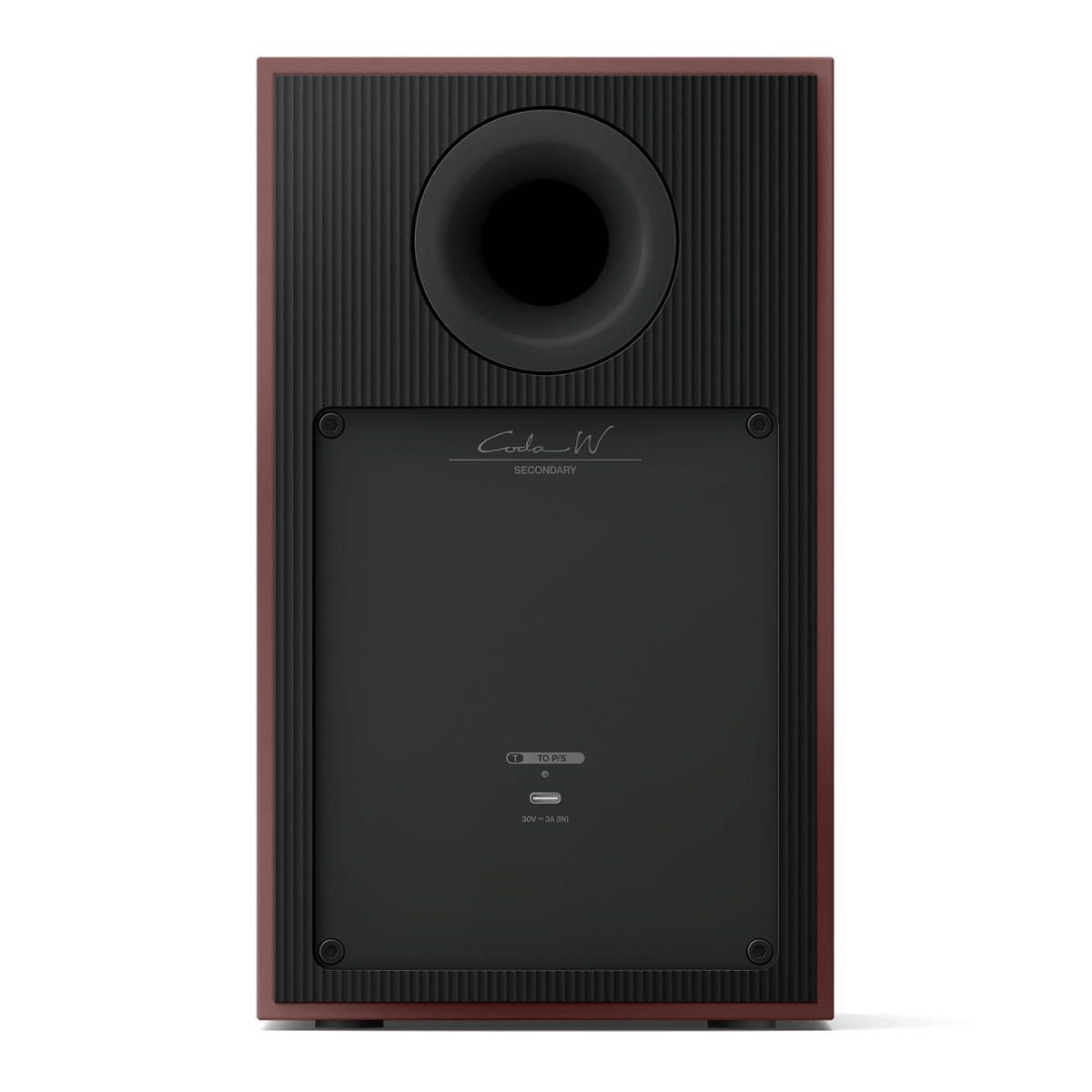 KEF Coda W Active Speakers #colour_Vintage Burgundy
