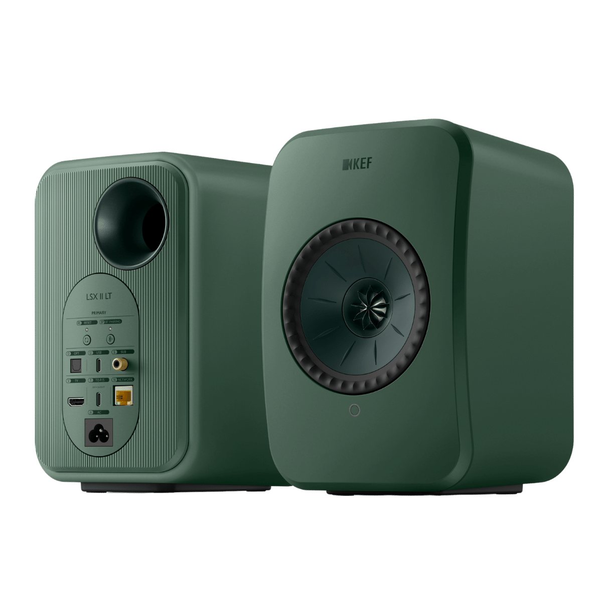 KEF LSX II LT Wireless Active Hi-Fi Speakers #colour_sage green