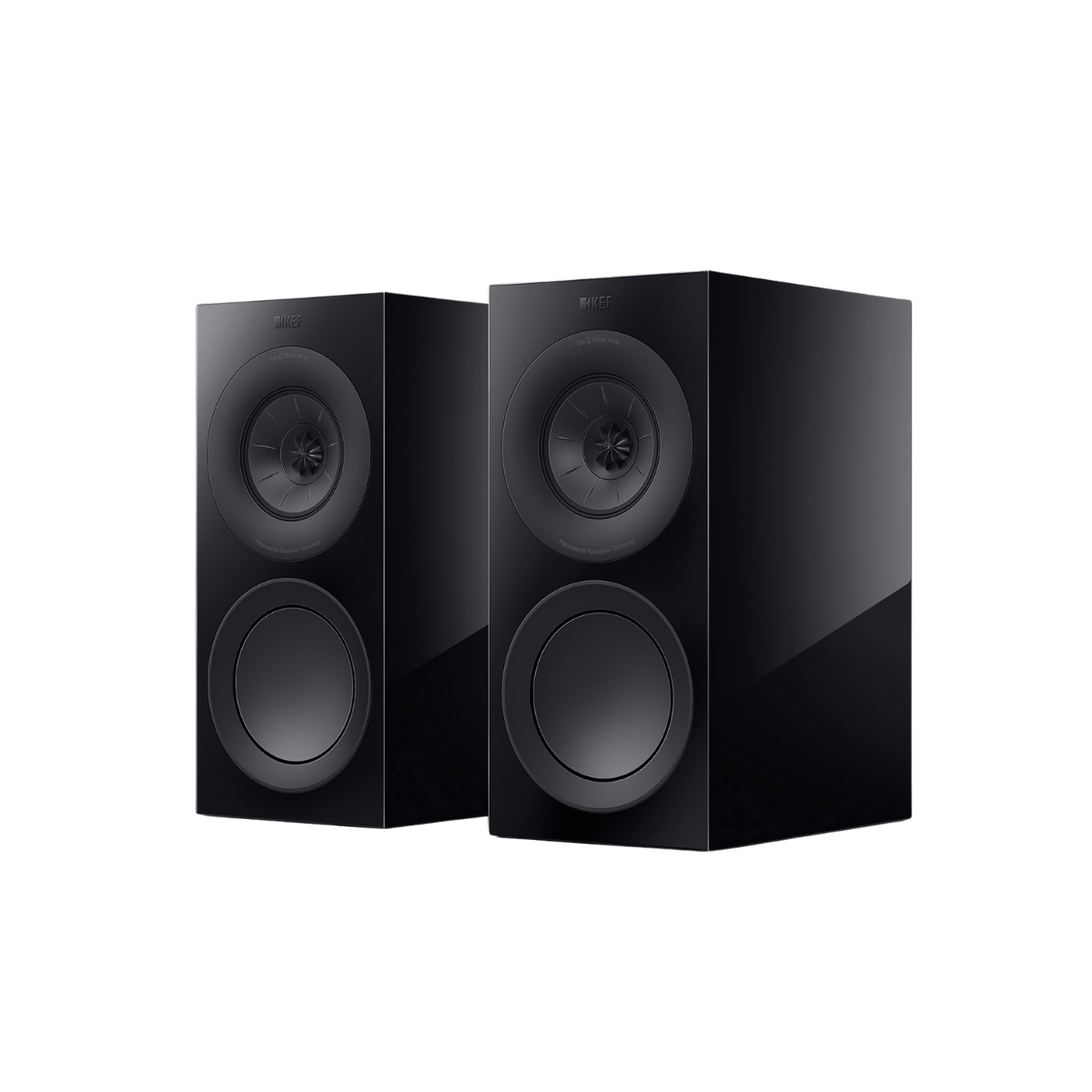 KEF R3 Meta 3-way Bookshelf Speakers #colour_black gloss
