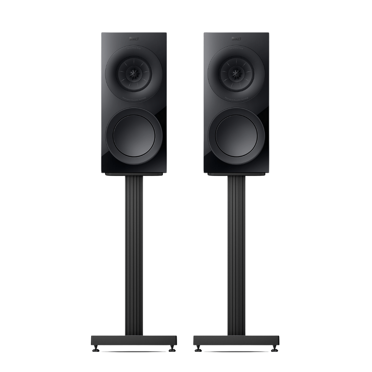 KEF R3 Meta 3-way Bookshelf Speakers #colour_black gloss