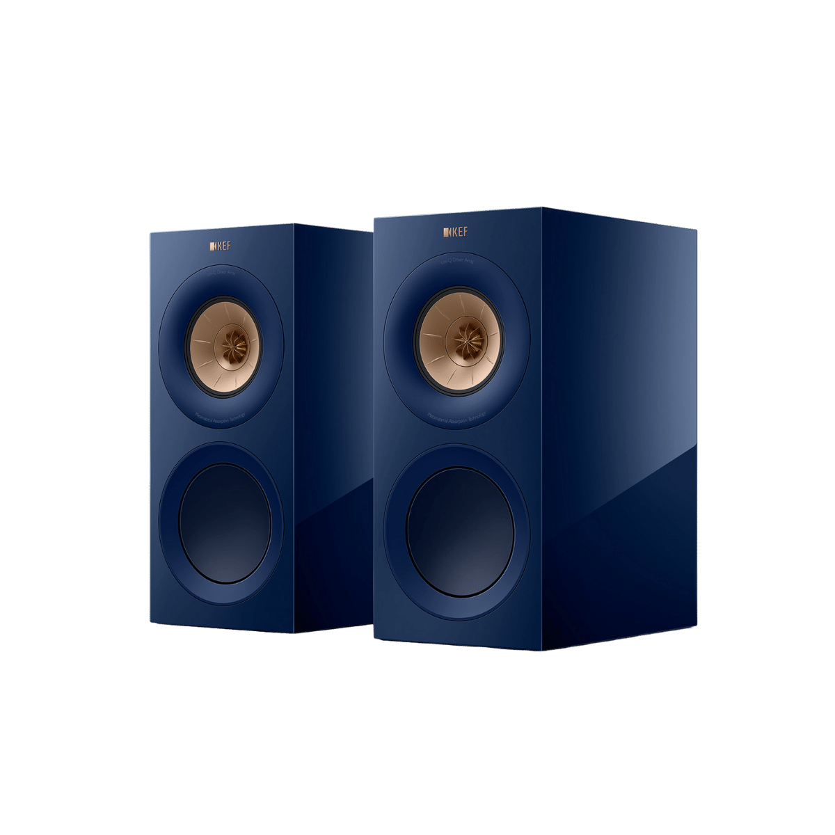 KEF R3 Meta 3-way Bookshelf Speakers #colour_indigo gloss