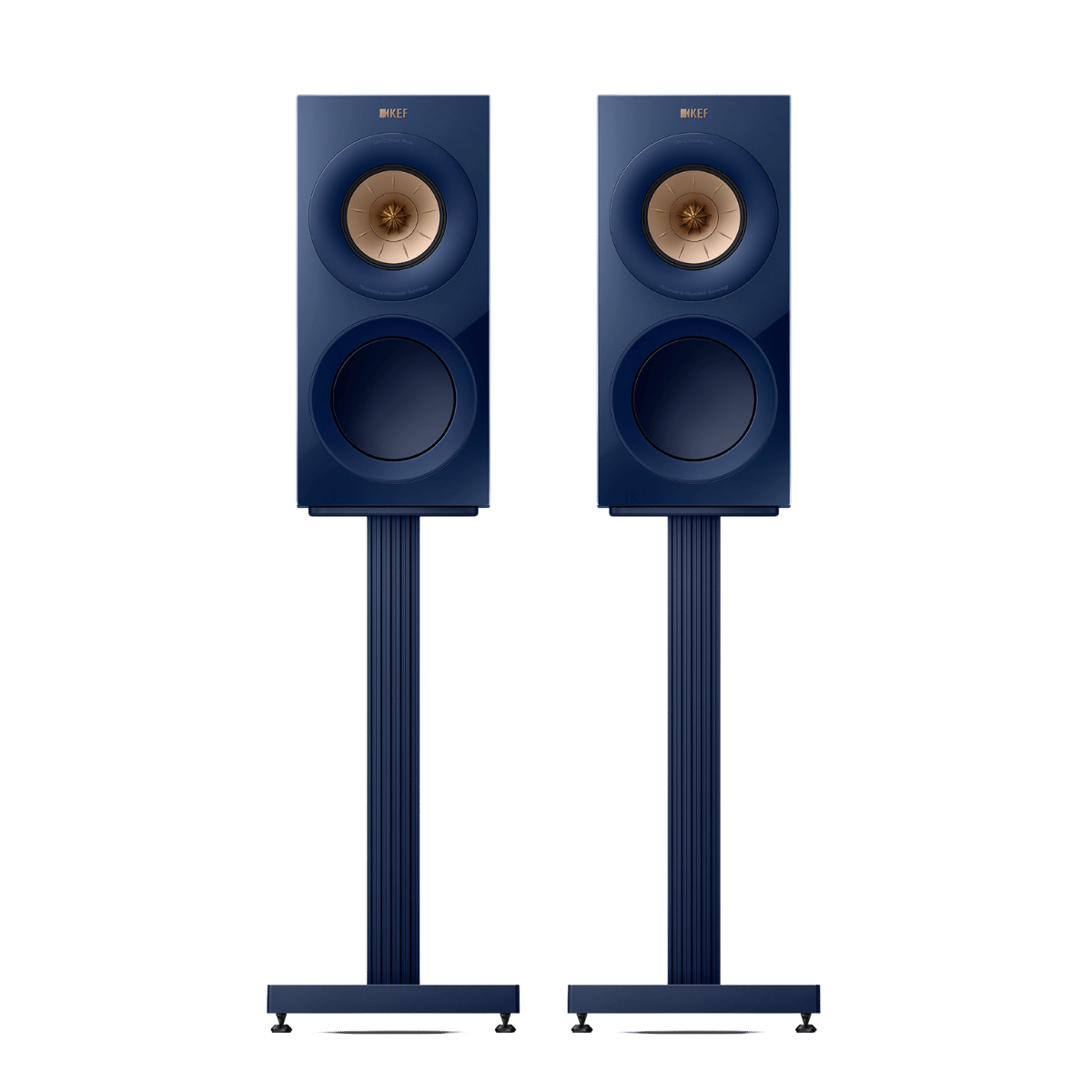 KEF R3 Meta 3-way Bookshelf Speakers #colour_indigo gloss