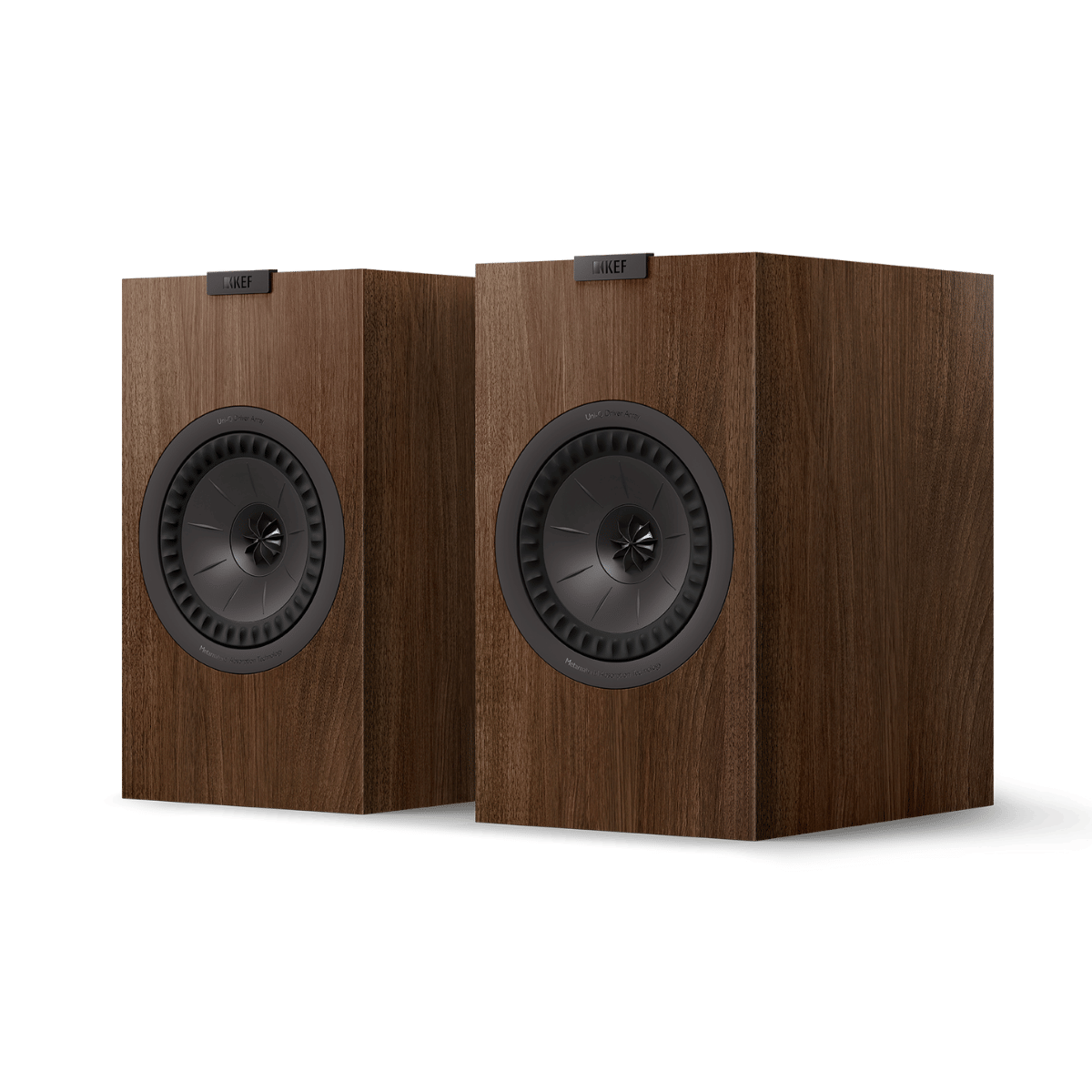 KEF Q3 Meta Bookshelf Speakers #colour_walnut
