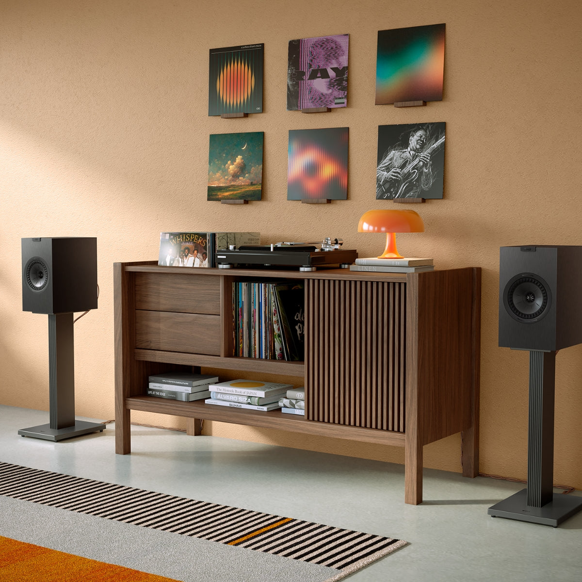 KEF Q3 Meta Bookshelf Speakers #colour_satin black
