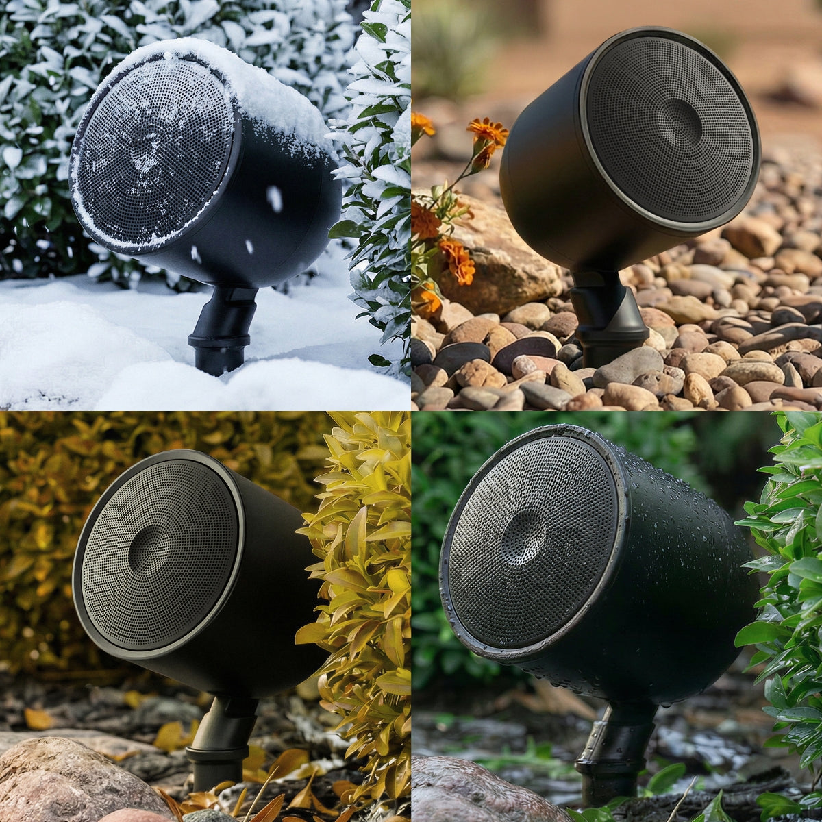 KEF SR6Q 6.5” Uni-Q Outdoor Landscape Satellite Speakers