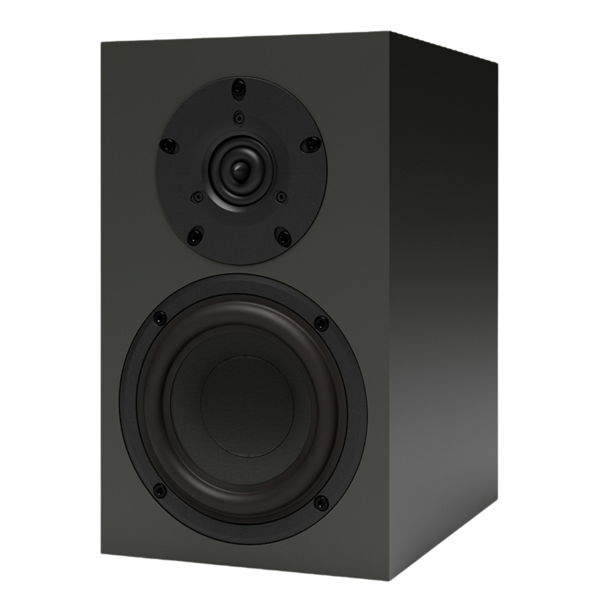 Krix Equinox Evara Bookshelf Speakers Studio Charcoal #colour_Studio Charcoal