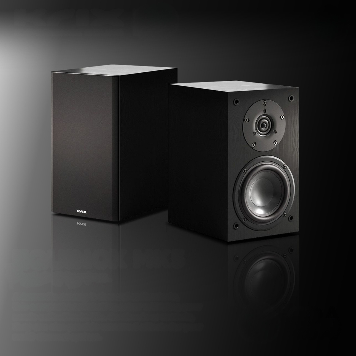 Krix Equinox Evara Bookshelf Speakers Studio Black