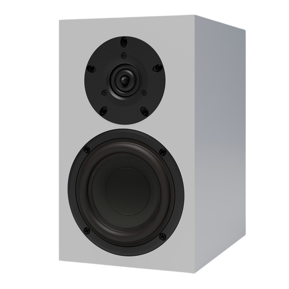 Krix Equinox Evara Bookshelf Speakers Studio White #colour_Studio White