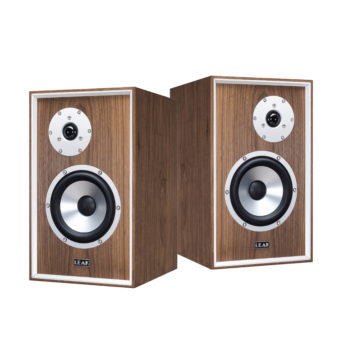 Leak Sandwich 150 Bookshelf Speakers in Walnut