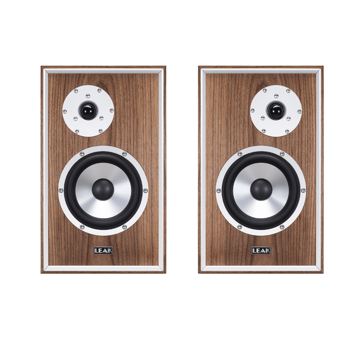 Leak Sandwich 150 Bookshelf Speakers in Walnut