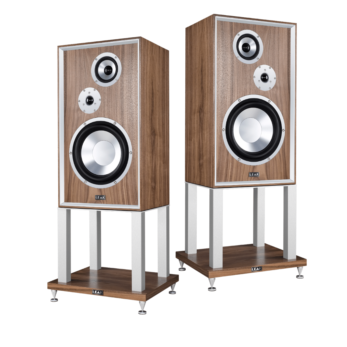 Leak Sandwich 250 Loudspeakers on stands #style_with stands